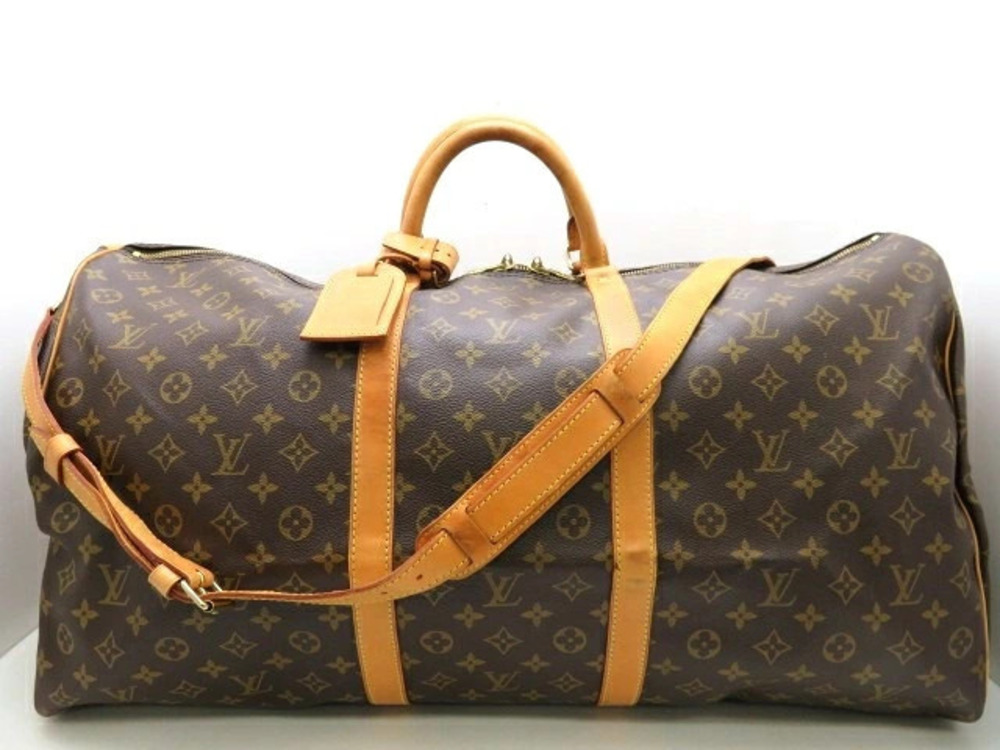 LOUIS VUITTON Keepall Bandouliere Boston Bag Travel Monogram
